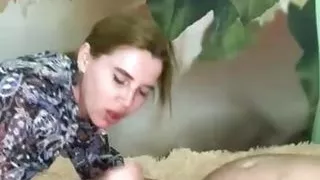 Sugarnadya Gives a Deep Blowjob to Her Favorite Client