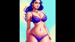 I find my little Indian stepsister's sex toy and show her my cock which is better