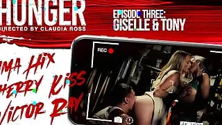 Voyeur Babe Spies On Couple Fucking And Joins THREESOME