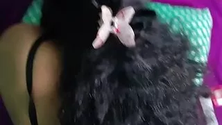 My girl friend fuckinng hindi riding