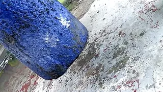 Interracial Anal Sex in an Abandoned Warehouse Makes the Beautiful Ebony Babe Orgasmic and Satisfied