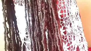 18 Year Old Ebony Fucked in Fishnet