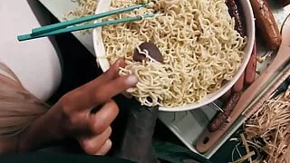 TRANS ANGELS - Blonde Cutie Angellica Good Gets Her Ass Fucked By Papi Santiago And She Thanks Him By Cumming On His Chest