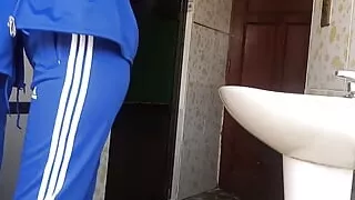 Recording a in a Quickie in the College Bathroom