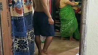 Indian Bhabi shared her discount with her brother-in-law to leave