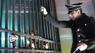 A BDSM Master Makes His Blonde Slave Suck His Dick and Make Him Cum