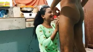 Sexy Couple Returning Home After Party And Doing Sex Infront Of There Servant And Their Servant Also Join To