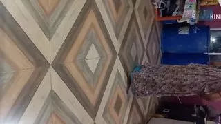 Hot sexy Kitu Bhabhi was left by her step brother in the house by lying on the floor.