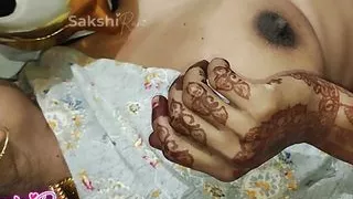 Indian BIG TITS stepsister fucked pussy on BIRTHDAY at night