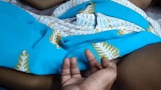 Hot Indian bhabhi boobs massage and pussy licking before hard fuck