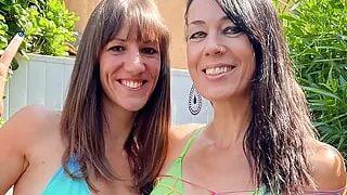 Lesbian Duo with Adeline Lafouine Anal Big Dildo Fist and Double Fist for Our Asses