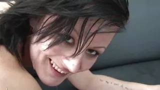 Lili came back to get her ass plugged in threeway