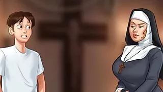 Summertime Saga Part 163 - Threesome MILF by Misskitty2k