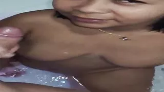 Stepnephew in the Bath with His Stepaunty