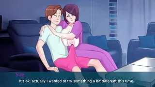 Sexnote - All Sex Scenes Taboo Hentai Game Pornplay Ep.4 Risky Couch Blowjob in Front of Her Step Mom!
