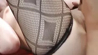 German stepmom enjoys double penetration threesome