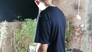 I fuck the gardener, he seduces me and we end up making love