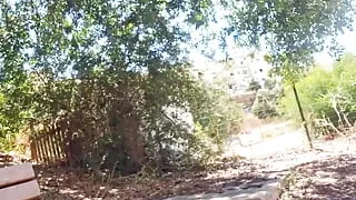 Hot Guy Walking and Touching His Cock in a Risky Way in Public Places