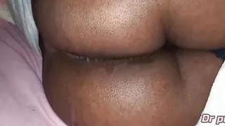 Dr Pussy2 - Married Ebony Has Her Ass Full of Semen for the Cuckold to See