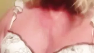 Jenni plays with her clit and cums hard