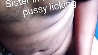 Sister in law with me pussy licking