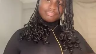 Fat Ass Ebony Spanking the Ass