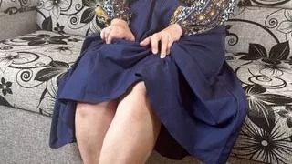 My shy big boobed chubby wife return late from her work different - Milky Mari