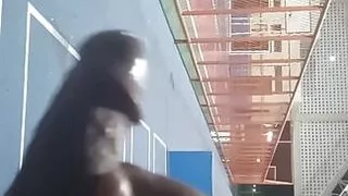 Cumming hot in public