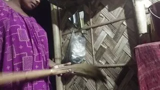 Desi housewife got hard fucked in doggy style with husband