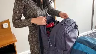 Stepmother shares the bed and her ass with a stepson