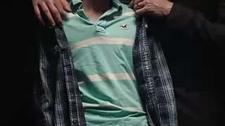 BoyForSale College twink Eli Bennet lets rich DILF use dildo in ass