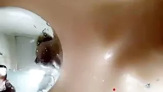 I was in the shower, my got wet