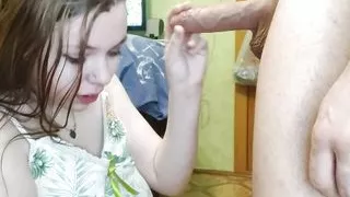 He made me breathe through my nose when I was giving a blowjob