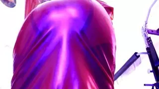 Femdom Mistress Eva Latex Femdom BDSM Solo Strap Heels Goddess Red Dress