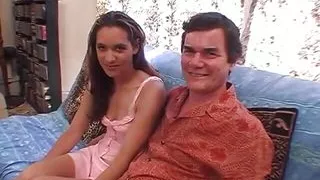 Naughty nymph bitch blows cocks