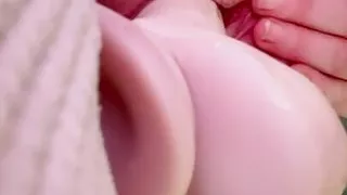 Playing with pussy using a dildo on myself