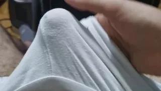 Furry playing with his woods!