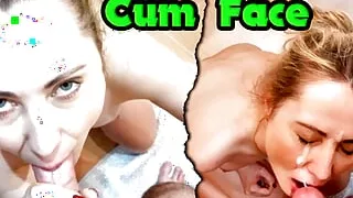 My Friend&#039;s Slutty Won&#039;t Stop Sucking My Cock Secretly Until She Swallows My Cum In The Bathroom