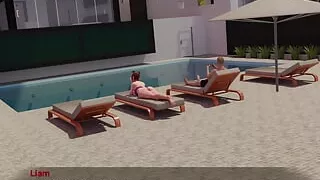 Away From Home 24 Eva and Nora Made Me Cum - I Fucked Ashley and Rebecca Together