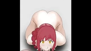 Makima sex animation