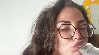 Alone and very horny brunette masturbating in a COMPILATION of very hot videos