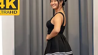 Asian Student's First Porno - Round One - 4K