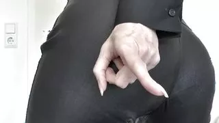 Leather Ass Pampering and JOI