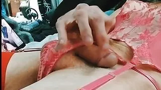 Cdmichelle  loves playing with cock wearing  new pink Lingerie delivered from Amazon today ordered last night,