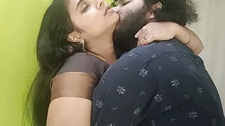 Vaishnavy and sharun long lip lock part 1, Vaiga and varun long lip lock, Lip lock romance, Saree lip lock romance, Lip lock