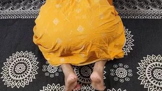 RIya Stuck under the Bed I fucked Her wet pussy from the back