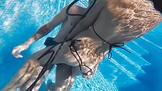 Polina sucks his soul out underwater