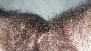 pov vibing my hairy transgender pussy