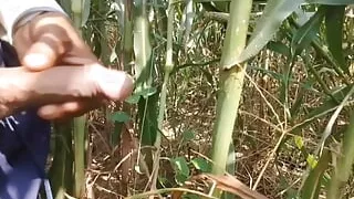 Village Twink Jerking Big Cock Outdoors