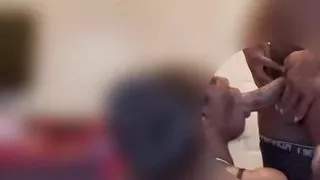 Nutted in Her Mouth and on Her Face